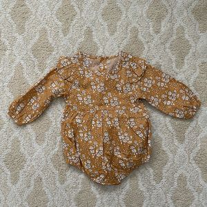 Floral bubble romper